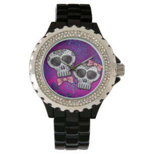 Reloj De Pulsera Día de los Muertos en la Calle de Halloween
