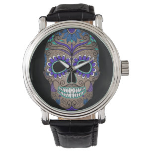 Reloj De Pulsera Día de los muertos por la caída del azúcar