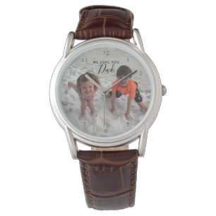 Reloj De Pulsera Día de los Padres Fotográficos de los Niños de Pap