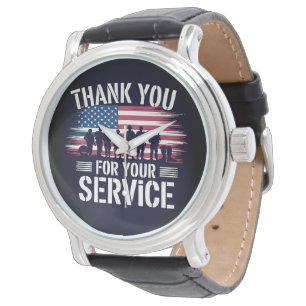 Reloj De Pulsera Día de los Veteranos 2025: Gracias por su Servicio