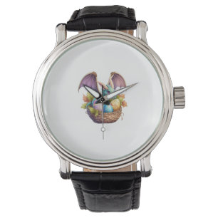 Reloj De Pulsera Día de Pascua del Dragón Le Gusta Coleccionar Huev