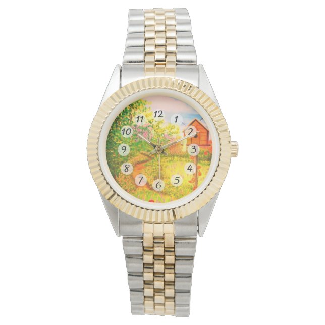 Reloj De Pulsera Día de primavera (Anverso)