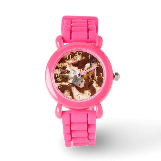 Reloj De Pulsera Día del Meerkat, (Anverso)