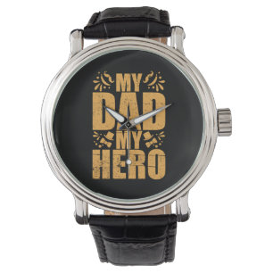 Reloj De Pulsera Día del padre mi papá mi héroe