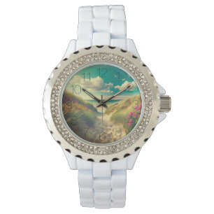 Reloj De Pulsera Día En La Playa Editar Aspecto Retro
