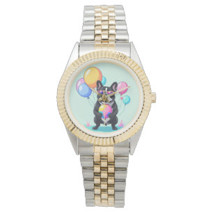 Reloj De Pulsera Día Feliz de Bulldog Francés Französische Bulldogg