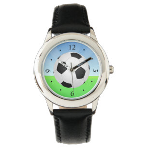 Reloj De Pulsera Día soleado del balón de fútbol