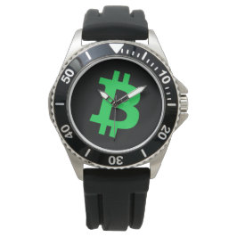 Reloj De Pulsera Día Verde de Bitcoin