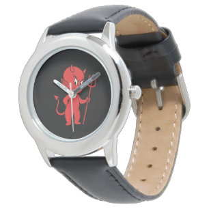 Reloj De Pulsera Diablo Rojo