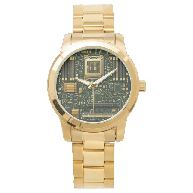 Reloj De Pulsera Dial de la placa base Tech (Anverso)