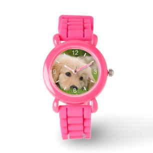 Reloj De Pulsera Dial-placa linda del chica ideal del perrito del