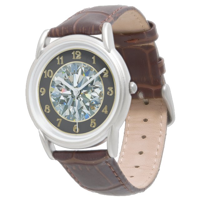 Reloj De Pulsera Diamond Face Watch (Angular)