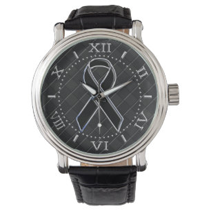 Reloj De Pulsera Diana de Conciencia de Cinta de Estilo de Cromo Ne
