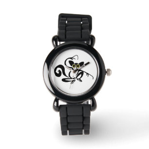 Reloj De Pulsera Dibujado a mano - AYE-AYE - Madagascar - Primate