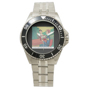 Reloj De Pulsera Dibujante de bocetos criminales divertidos Rick Lo