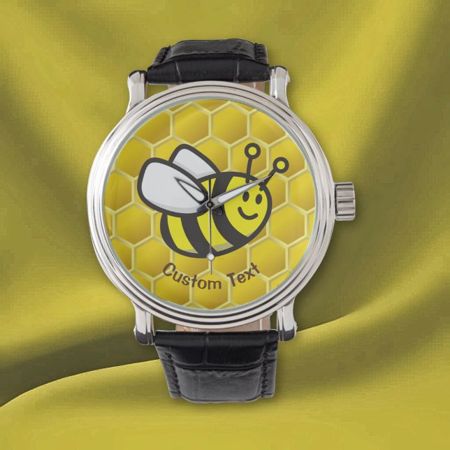 Reloj De Pulsera Dibujo animado de abeja melífera (Subido por el creador)