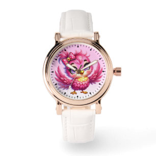 Reloj De Pulsera Dibujo Animado Pájaro Divertido Sublimación-56342