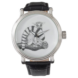 Reloj De Pulsera Dibujo de Lemur