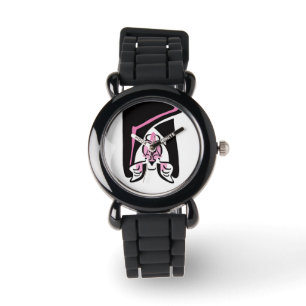 Reloj De Pulsera Dibujo de mano - MTD negro - Espeluznante - Vigila