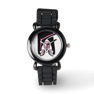 Reloj De Pulsera Dibujo de mano - MTD negro - Espeluznante - Vigila