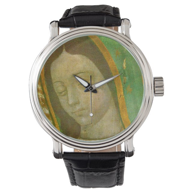 Reloj De Pulsera Dibujo De Nuestra Señora De Guadalupe (Anverso)