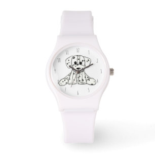 Reloj De Pulsera Dibujo de perros rellenos dálmatas esquema simple 