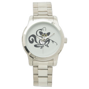 Reloj De Pulsera Dibujo manual - AYE-AYE - Lemur - Vida silvestre -