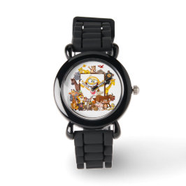 Reloj De Pulsera Dibujos Animados de Animales divertidos
