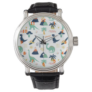 Reloj De Pulsera Dibujos de Personalizado de periodos cretácicos cú