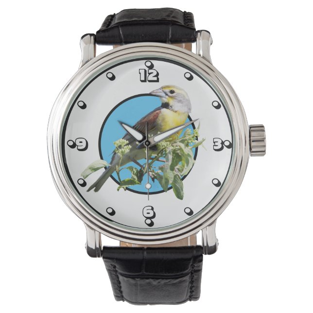 Reloj De Pulsera Dickcissel Bird (Anverso)