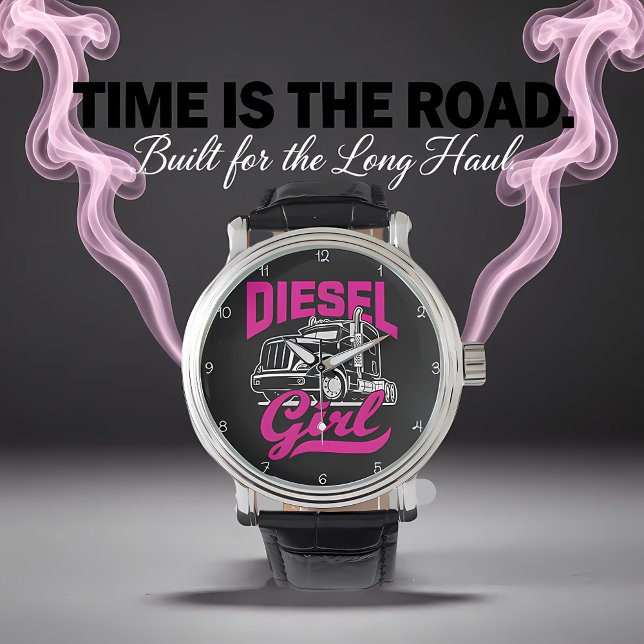Reloj De Pulsera Diesel Girl: Trucking with Power (Subido por el creador)