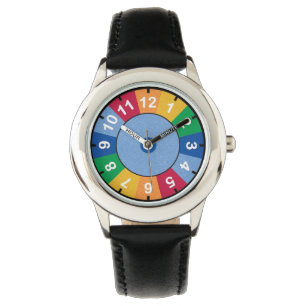 Reloj De Pulsera Dígitos geniales coloridos