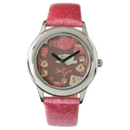 Reloj De Pulsera Dim Sum Cute Kawaii Patrón de diversión de comida