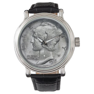 Reloj De Pulsera Dime de mercurio