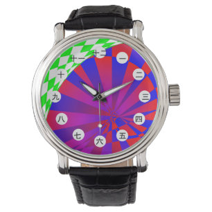 Reloj De Pulsera Dimensiones dobladas (cara japonesa) por Kenneth Y