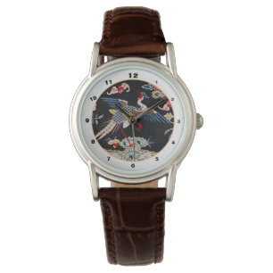 Reloj De Pulsera Dinastía De Pheasant Dorado Y Quing / Wa De China 