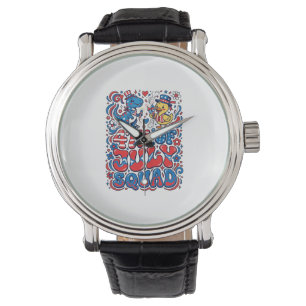 Reloj De Pulsera Dinosaur Kawaii Patriótico Mejor Padrastro Jamás P