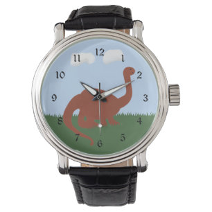 Reloj De Pulsera Dinosaurio Brontosauro Arte Personalizado capricho