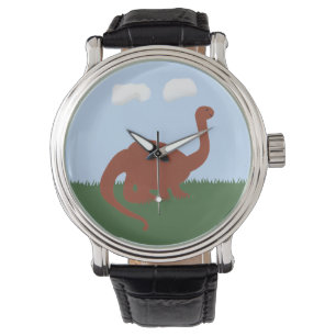 Reloj De Pulsera Dinosaurio Brontosauro Arte Personalizado capricho
