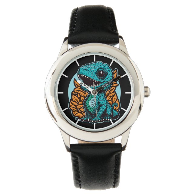 Reloj De Pulsera Dinosaurio de bebé lindo (Anverso)