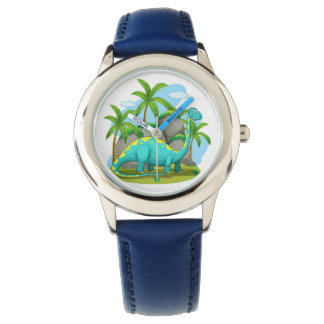 Reloj De Pulsera Dinosaurio de Cuello Largo