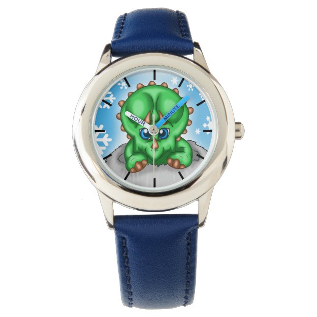 Reloj De Pulsera Dinosaurio navidad (Anverso)