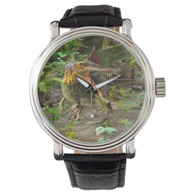 Reloj De Pulsera Dinosaurio Spinosaurus (Anverso)