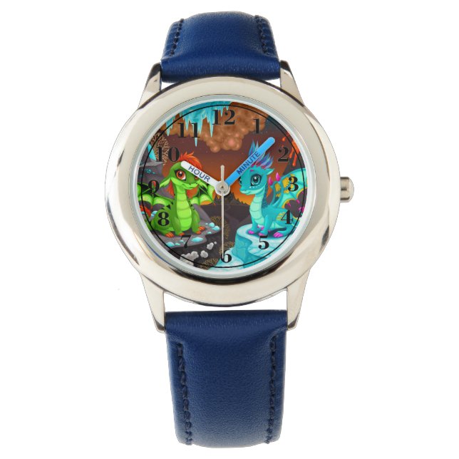 Reloj De Pulsera Dinosaurios (Anverso)