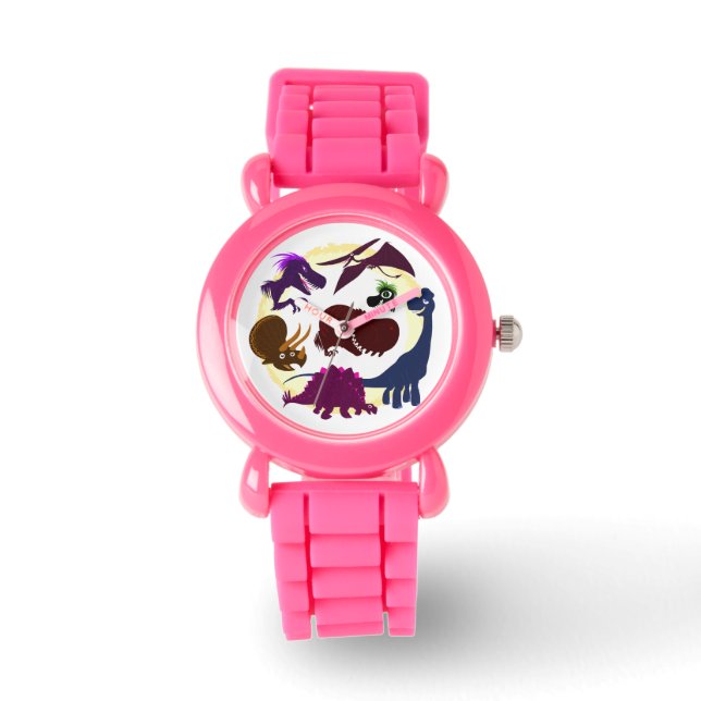 Reloj De Pulsera Dinosaurios (Anverso)