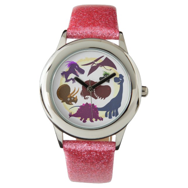 Reloj De Pulsera Dinosaurios (Anverso)