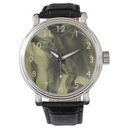 Reloj De Pulsera Dinosaurios antiguos, Torvosaurus y Brachiosaurus