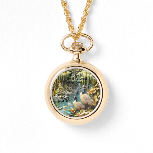 Reloj De Pulsera Dios amó al mundo. (Anverso)