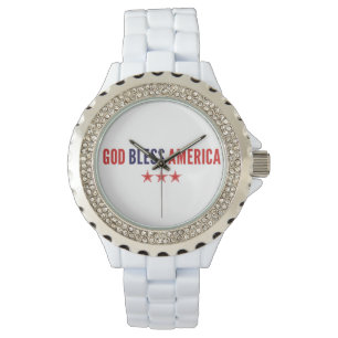 Reloj De Pulsera Dios bendiga a Estados Unidos