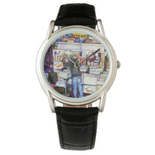 Reloj De Pulsera Dios del perro caliente, Nueva York
